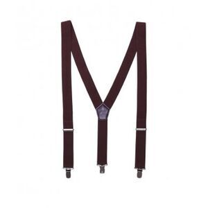 Premier Mens Clip On Braces / Brown